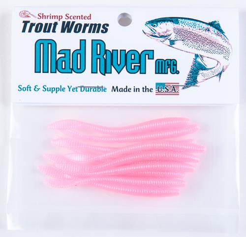 Trout Worms: Pink Pearl